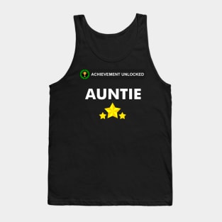 Achievement Unlocked - Gamer Girl Became an Auntie Tank Top